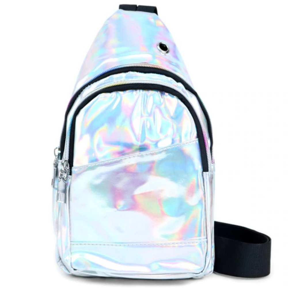 Iridescent Sling Backpack
